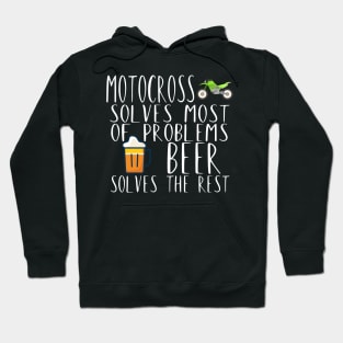 Motocross problems beer Hoodie